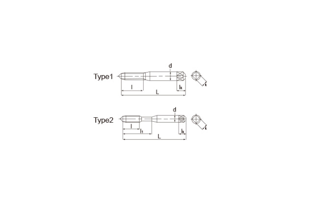 Fully-ground blade edge inclination tap General purpose 